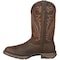 Durango Western Boot, 8.5 D, Leather, 12 in H, Chocolate Wyoming DB5464 - alternate 7